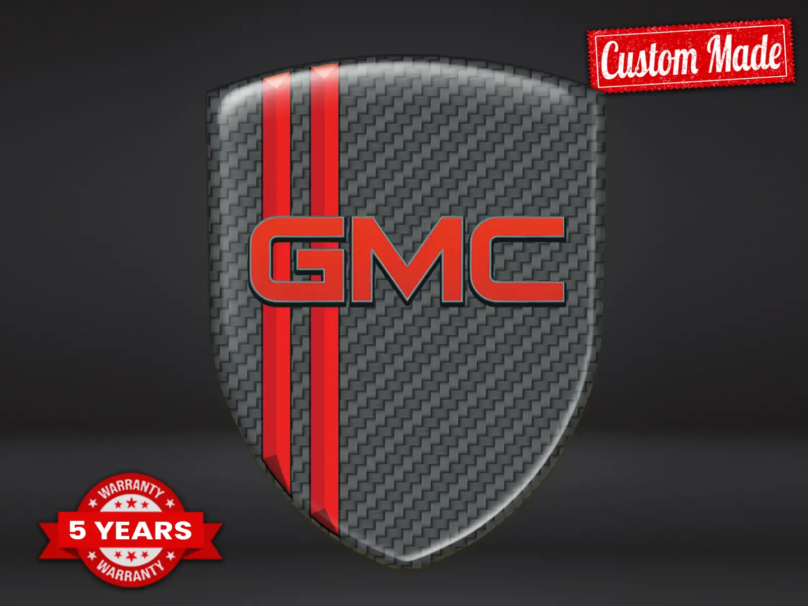 GMC Heckscheibenaufkleber Trucks Stil Limitiert Robust
